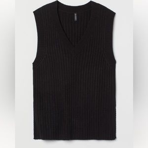 Ribbed Knit Sweater Vest
